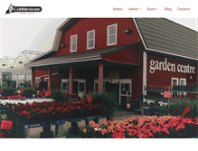 Tablet Screenshot of cobblestonegarden.ca